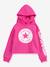 Mädchen Kapuzensweatshirt CHUCK PATCH CROPPED HOODIE CONVERSE rosa 3