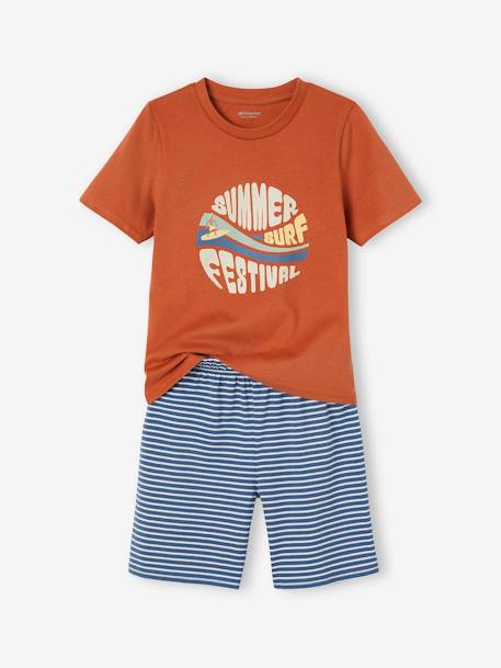 2er-Pack kurze Jungen Schlafanzüge SUMMER SURF Oeko-Tex - blau - 5