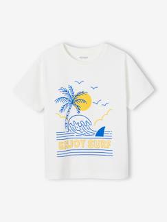 Jungenkleidung-Shirts, Poloshirts & Rollkragenpullover-Shirts-Jungen T-Shirt, Reliefprint