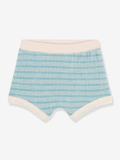 Baby Shorts Bio-Baumwolle Oeko-Tex PETIT BATEAU grün 1