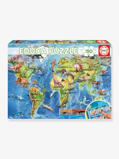 -Kinder Puzzle DINOSAURIER-WELTKARTE EDUCA, 150 Teile