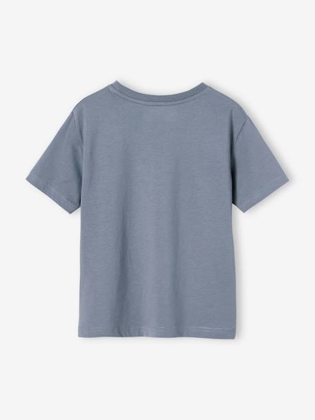 Jungen T-Shirt, Reliefprint blau 2