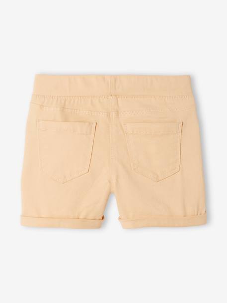 Mädchen Shorts, Makrameespitze BASIC, Bundweite verstellbar erdbeere+grün+pfirsich 8