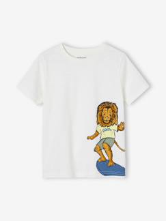 Jungenkleidung-Shirts, Poloshirts & Rollkragenpullover-Jungen T-Shirt, Tierprint