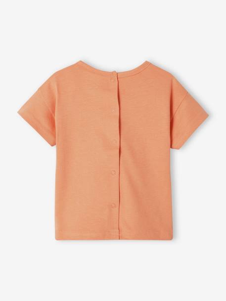 Baby T-Shirt, Krokodil orange 4