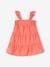 Mädchen Baby Kleid mit Stufenvolants rosa 2