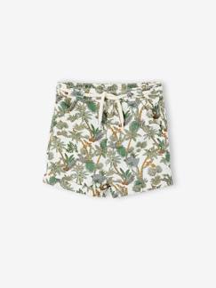 Babymode-Shorts-Baby Shorts mit Leinen