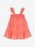 Mädchen Baby Kleid mit Stufenvolants rosa 1