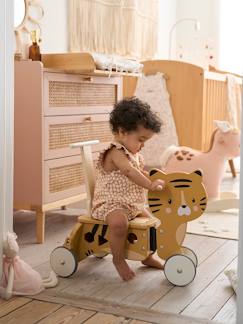 Spielzeug-Baby-Schaukeltiere, Lauflernwagen, Lauflernhilfe & Rutschfahrzeuge-Baby 2-in-1-Rutschfahrzeug/Lauflernwagen, Holz FSC®