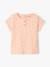 Geripptes Baby T-Shirt - zartrosa - 1