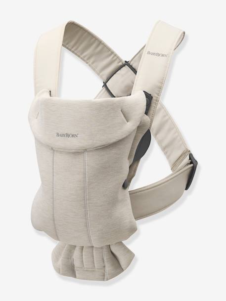 Babytrage für Neugeborene MINI BABYBJÖRN beige+grau+hellgrau 1