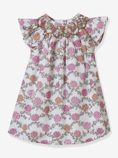 Babymode-Festliches Mädchen Kleid ANNA Liberty-Stoff CYRILLUS