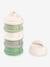 Milchpulver-Behälter mit 4 Fächern BEABA - grau+grau/rosa+grün/zartrosa - 12
