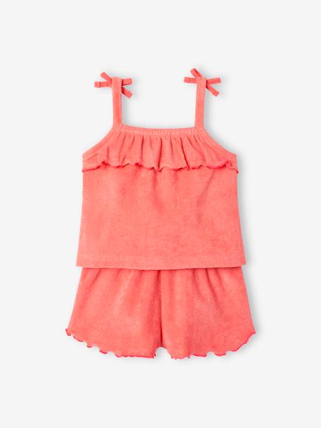 Baby-Set: Trägertop & Shorts koralle 4