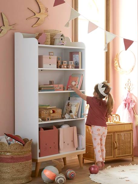 Kinderzimmer Bücherregal ROMANCE - weiß/natur - 6