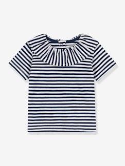 Babymode-Baby Bluse mit kurzen Ärmeln PETIT BATEAU