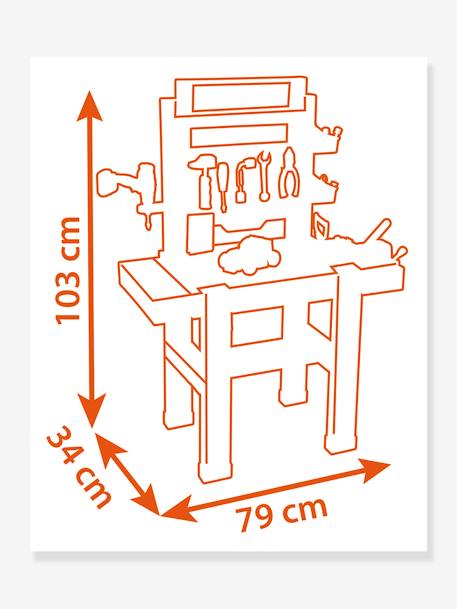 Kinder Spiel-Werkbank BRICOLO CENTER BLACK+DECKER SMOBY mehrfarbig 3