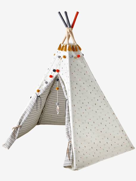 Kinder Spielzelt GERONIMO, wendbares Tipi mit Holzstangen, FSC® - mehrfarbig - 3