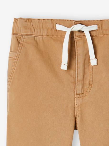 Jungen Chinohose mit Dehnbund, Bundweite verstellbar beige+grün+nachtblau 4