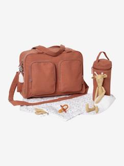 Babyartikel-Wickeltaschen -Daypack-Wickeltasche FAMILY aus Musselin, personalisierbar