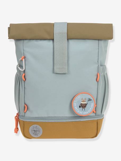 Kinder Rolltop-Rucksack NATURE LÄSSIG blau+braun+grün 3