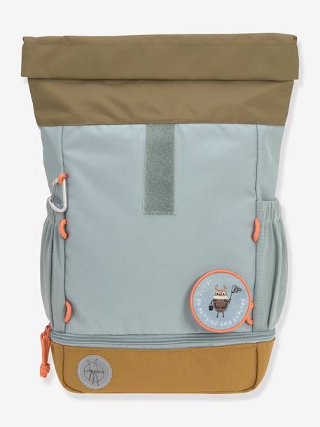 Kinder Rolltop-Rucksack NATURE LÄSSIG blau+braun+grün 4