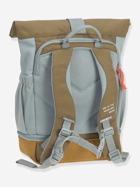 Kinder Rolltop-Rucksack NATURE LÄSSIG blau+braun+grün 9