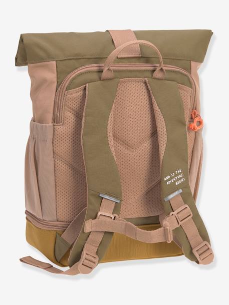 Kinder Rolltop-Rucksack NATURE LÄSSIG blau+braun+grün 21