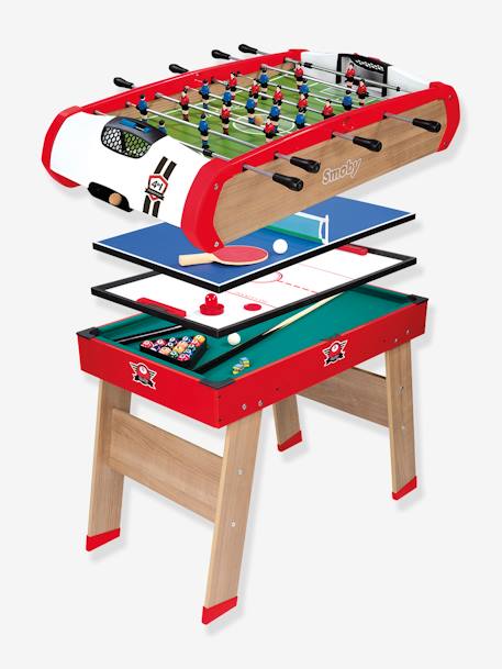 4-in-1-Tischkicker POWERPLAY SMOBY braun 1