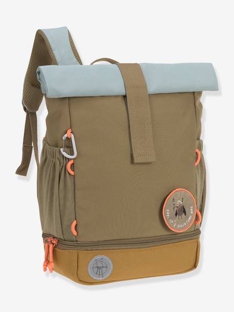 Kinder Rolltop-Rucksack NATURE LÄSSIG - blau+braun+grün - 25