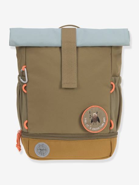 Kinder Rolltop-Rucksack NATURE LÄSSIG blau+braun+grün 27