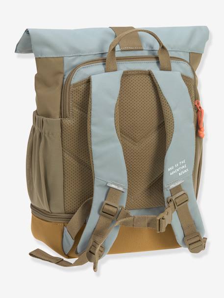 Kinder Rolltop-Rucksack NATURE LÄSSIG - blau+braun+grün - 32