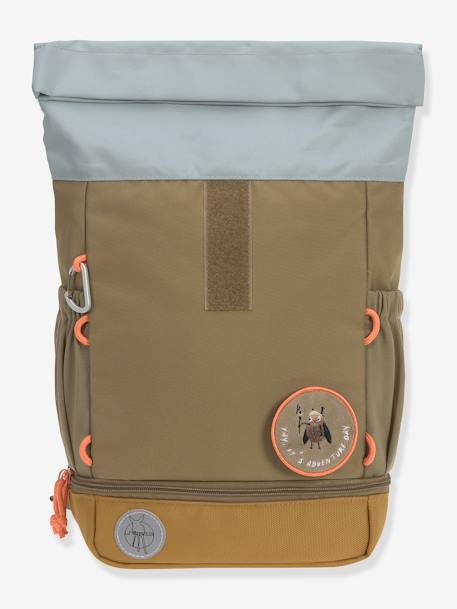 Kinder Rolltop-Rucksack NATURE LÄSSIG - blau+braun+grün - 28