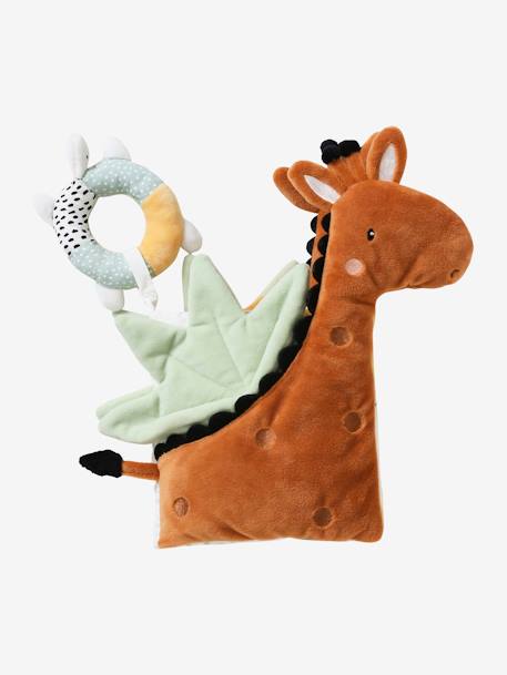 Baby Activity-Buch TANSANIA, Giraffe braun 1