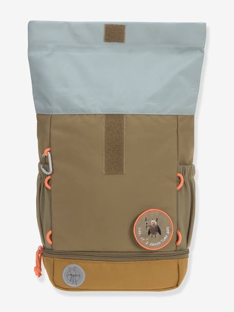 Kinder Rolltop-Rucksack NATURE LÄSSIG blau+grün 17