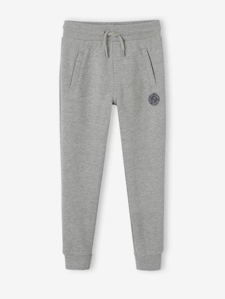 Jungen Sweathose BASIC Oeko-Tex - dunkelblau+grau meliert+marine meliert+schwarz meliert+tannengrün+weiß meliert - 8