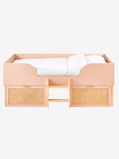 Kinderzimmer-Kindermöbel-Babybetten & Kinderbetten-Kinderbetten-Kinder Hochbett POESIE, Schubladen mit Rattan