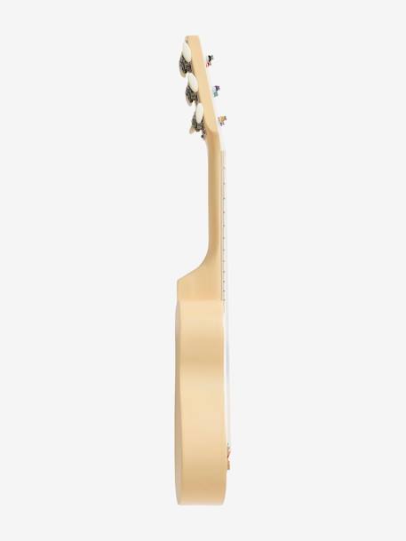 Holz-Gitarre für Kleinkinder FSC® hellbeige/pandafreunde+weiß/bunte dreiecken 5