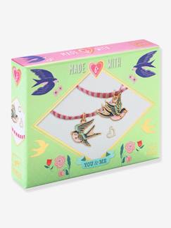 Spielzeug-Kreativität-Perlen, Mode & Kreativ-Sets-Kinder Armband-Bastelset YOU & ME DJECO, Vögel und Schleifen