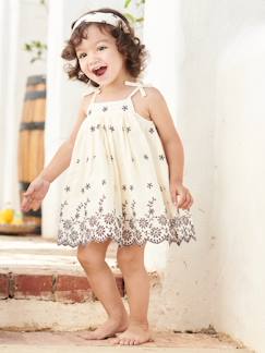 Babymode-Baby-Sets-Mädchen Baby-Set: Kleid, Shorts & Haarband