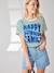 Capsule Collection: Eltern T-Shirt HAPPY SUMMER FAMILY grün gestreift 4