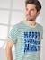 Capsule Collection: Eltern T-Shirt HAPPY SUMMER FAMILY grün gestreift 2