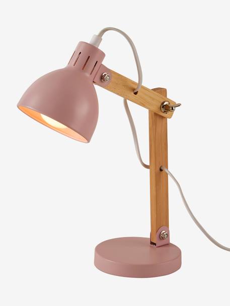 Kinderzimmer Schreibtischlampe rosa+weiß 8