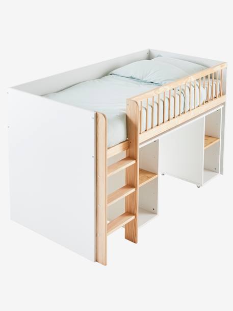 Kinderzimmer Kombi-Hochbett GECKO - weiß - 2