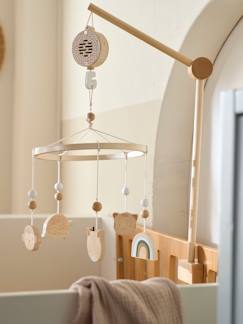 Babyartikel-Mobiles-Baby Musikmobile PANDAFREUNDE, Holz FSC®