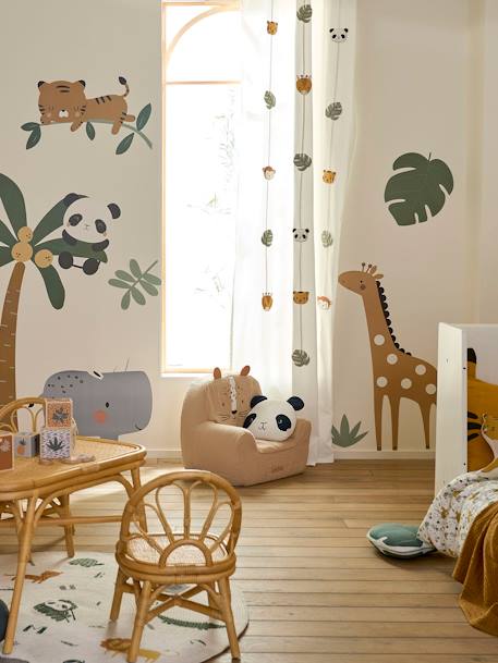 Kinderzimmer XL-Wandsticker PANDAFREUNDE - aqua - 2