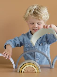 Spielzeug-Baby-Baby Regenbogen-Stapelturm aus Holz LITTLE DUTCH