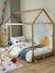 Niedriges Kinderzimmer Bodenbett, Hausbett natur 4