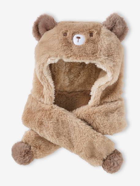 Baby Teddy-Schalmütze - beige - 2