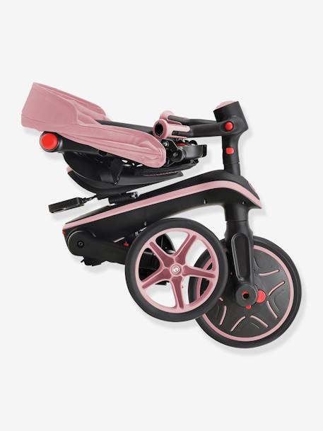 Kinder 4-in-1-Dreirad EXPLORER FOLDABLE GLOBBER grau+olivgrün+rosa+taupe 19